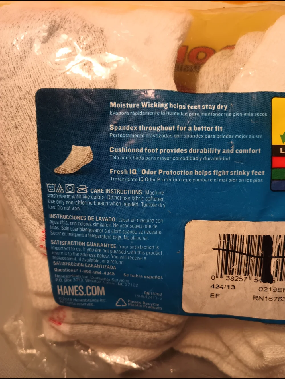 Hanes Boys' Cushion No Show Sock
